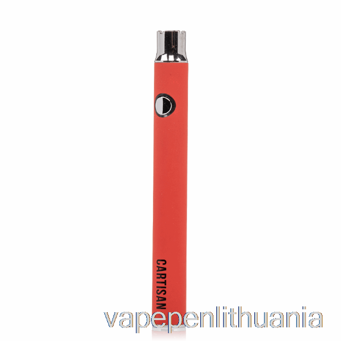 Cartisan Button Vv 400 510 Akumuliatoriaus Raudonas Vape Skystis
